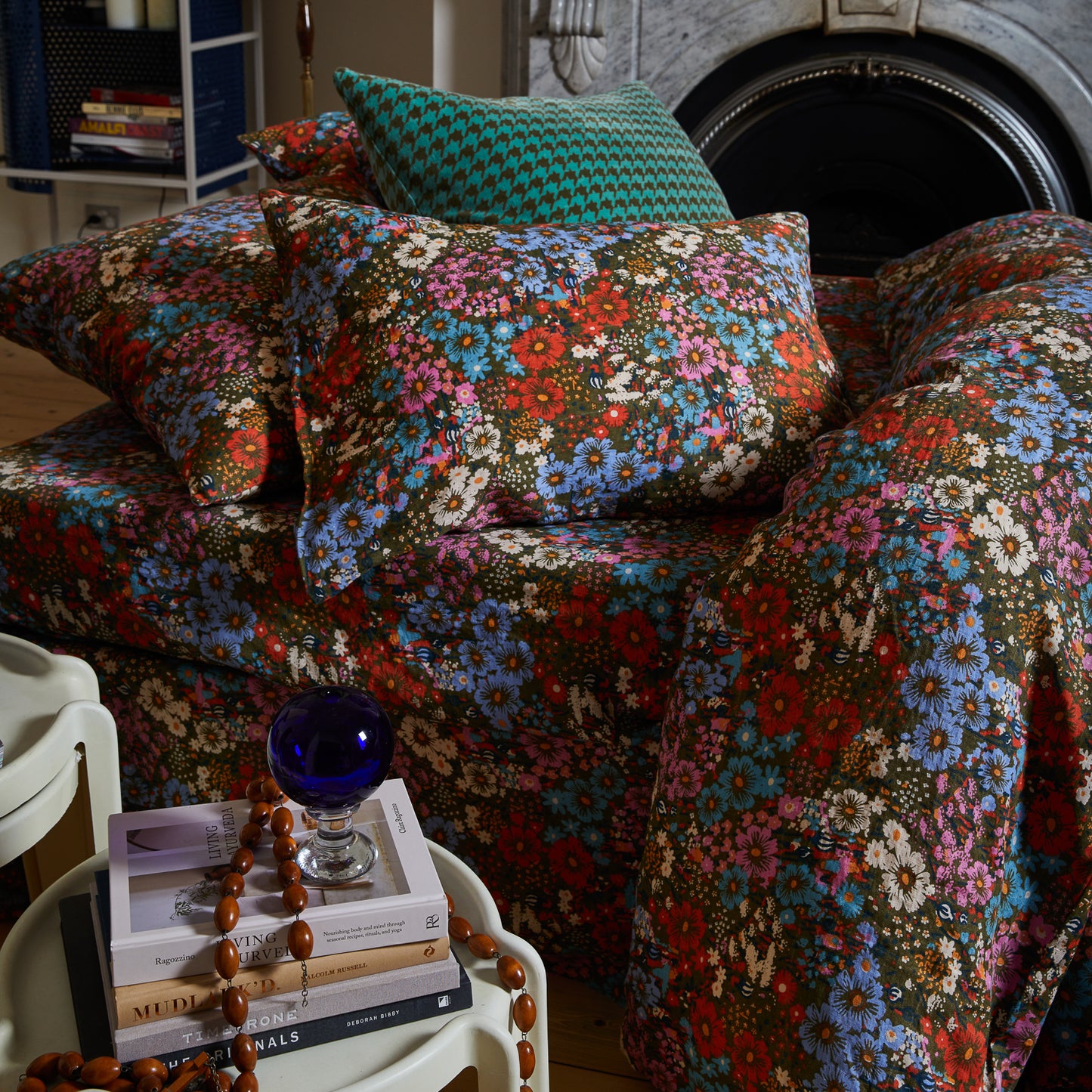 Meadow Linen Flat Sheet