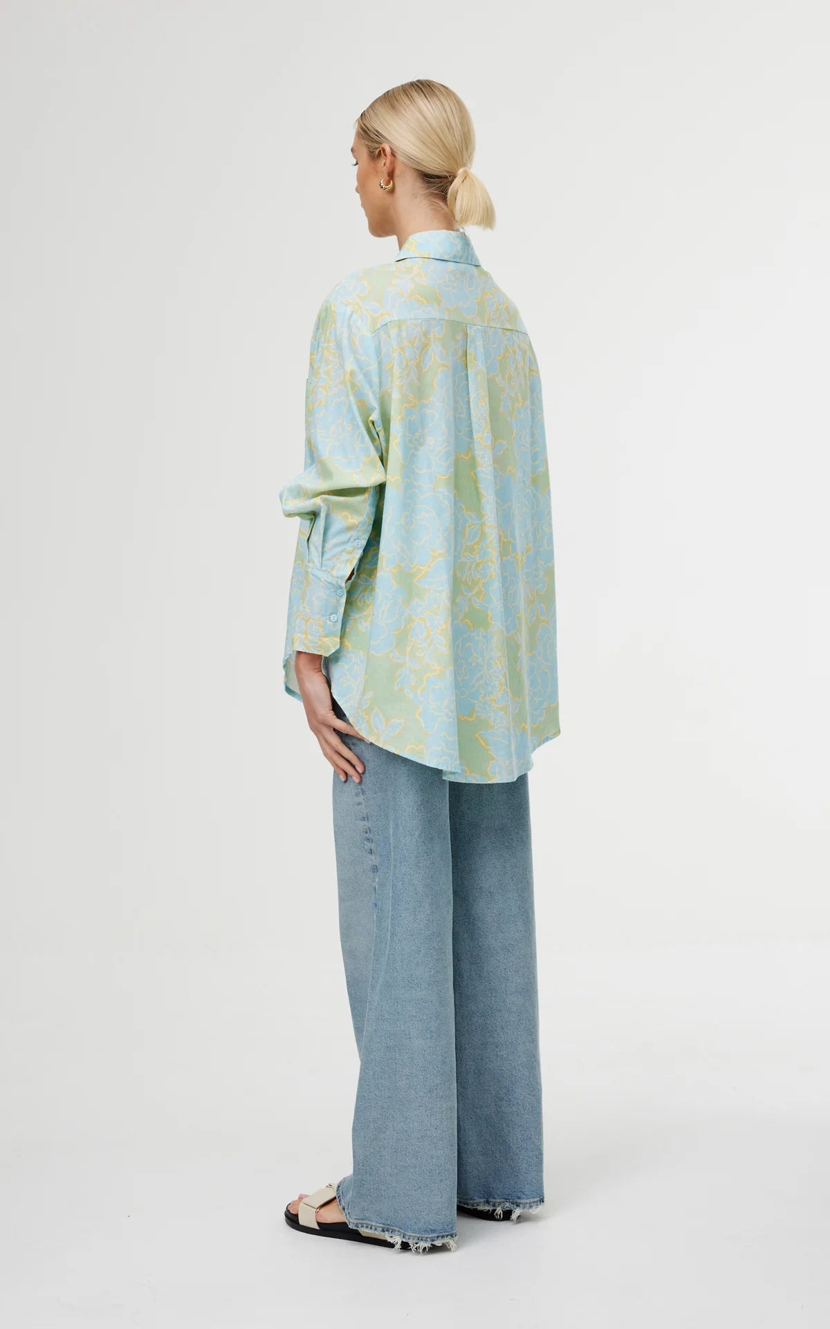 Alma Shirt Ocean Bloom