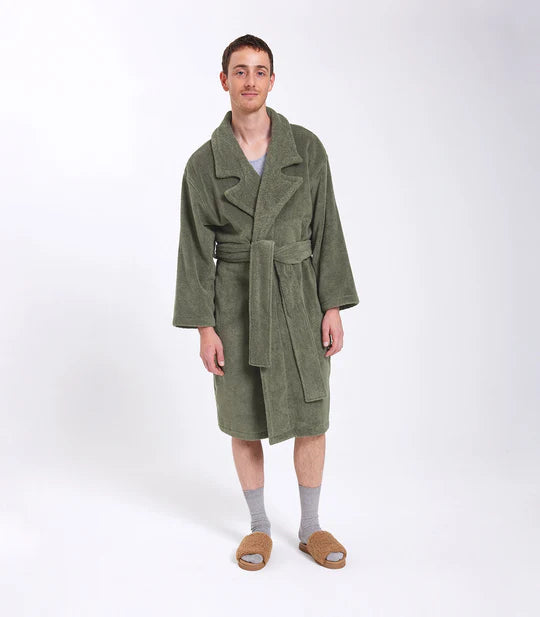 Sage Terry Robe