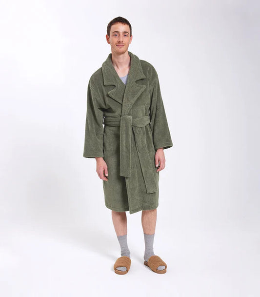 Sage Terry Robe