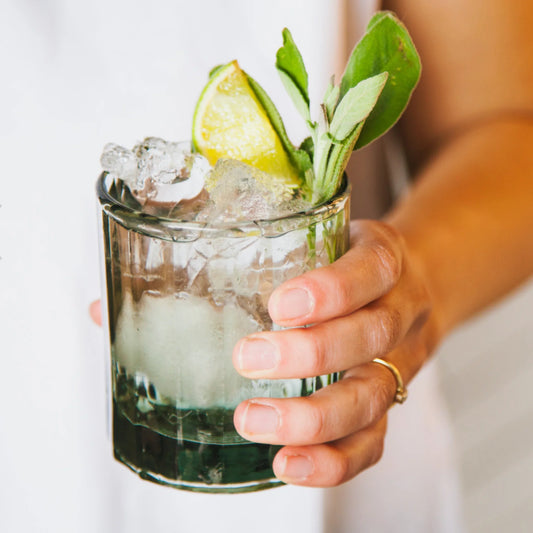 Reed Tumbler ~ Smokey Green