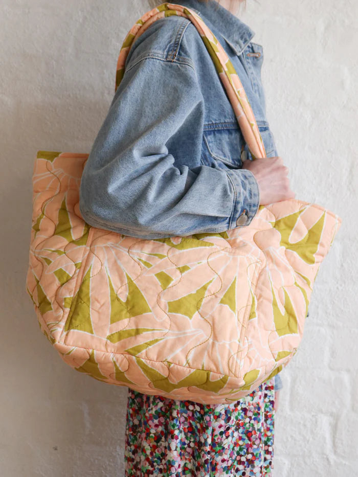 Margarita Quilted Bag - Peach