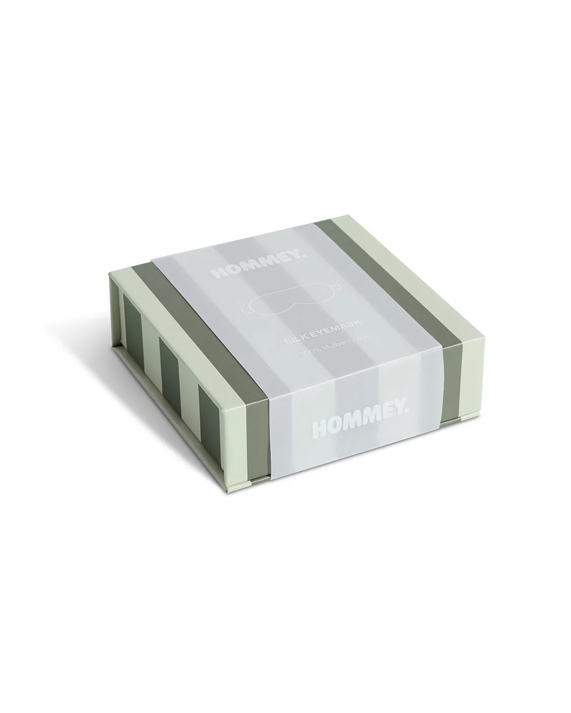 Silk Eye Mask Wasabi Stripe