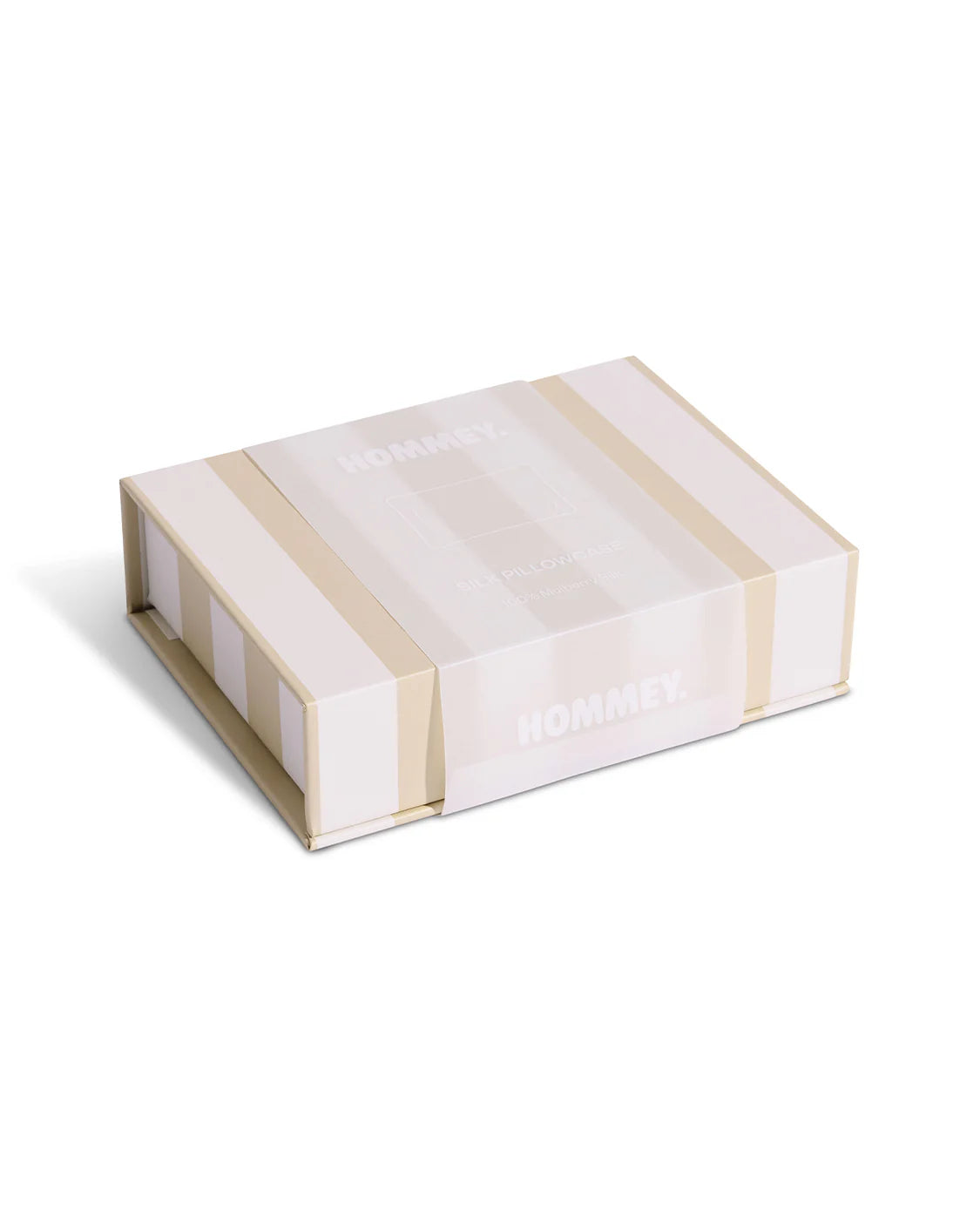 Silk Pillowcase Biscotti Stripe