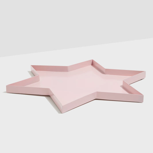 Metal Star Tray Pink