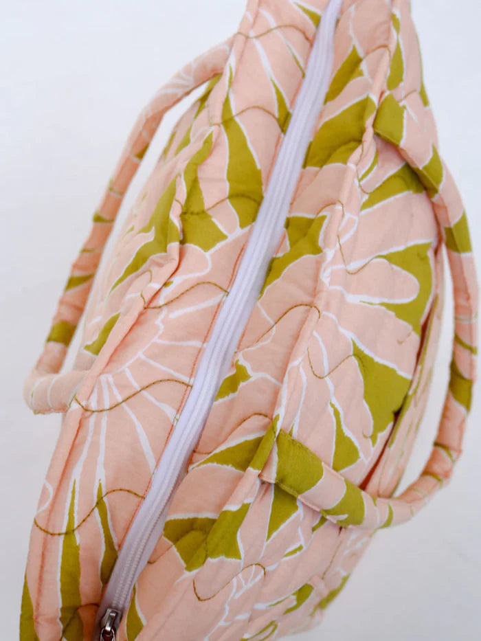 Margarita Quilted Bag - Peach
