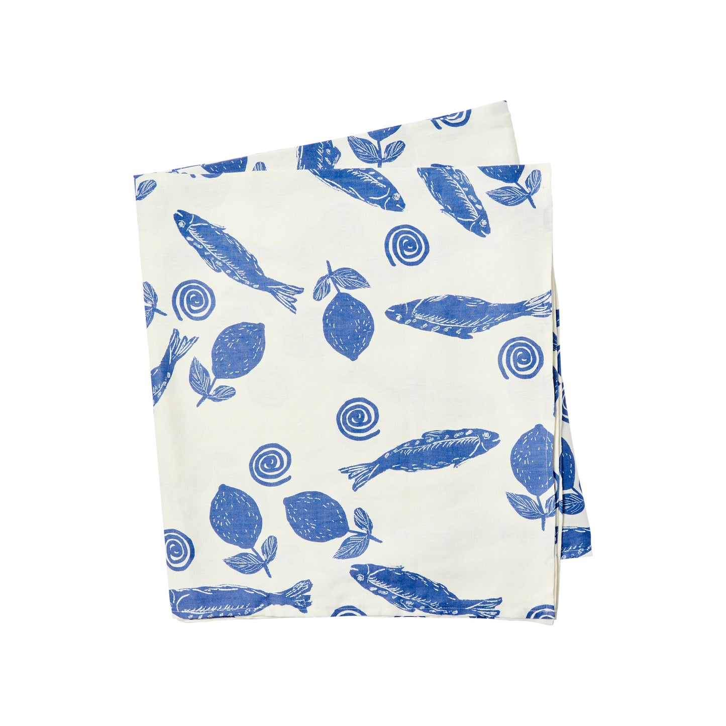Sardines Blue Tablecloth