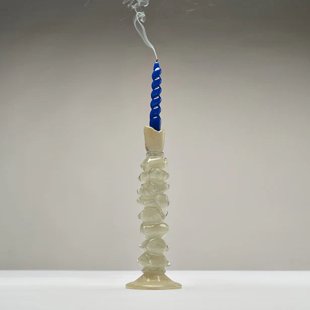 Tizi Candle Holder Tall White