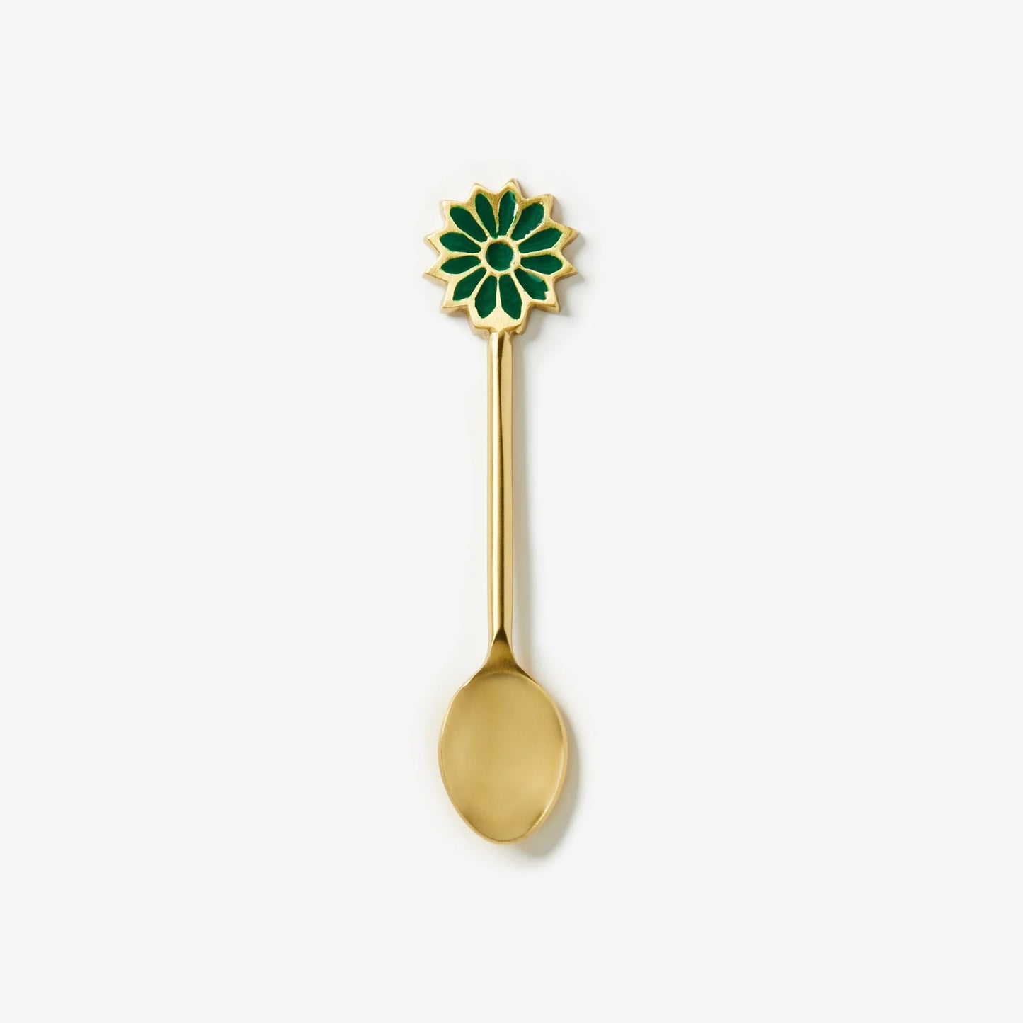 Petal Emerald Flower Teaspoon