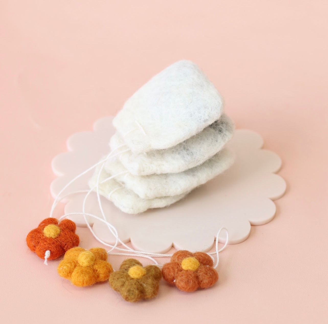 Flower Power Tea Bag Set of 4