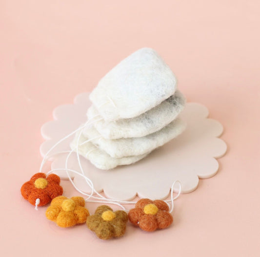 Flower Power Tea Bag Set of 4