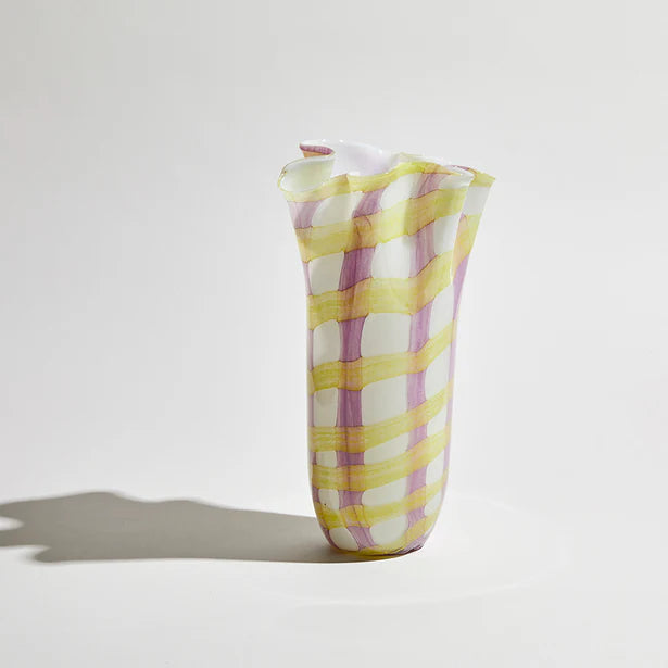 Vivid Check Tall Lilac Citrus