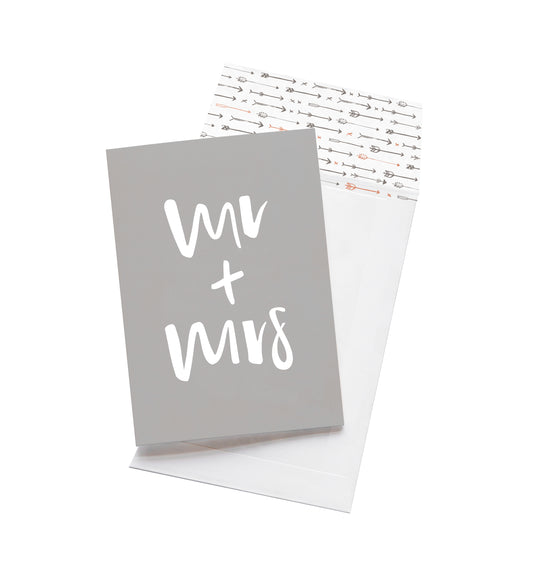 Mr + Mrs Card