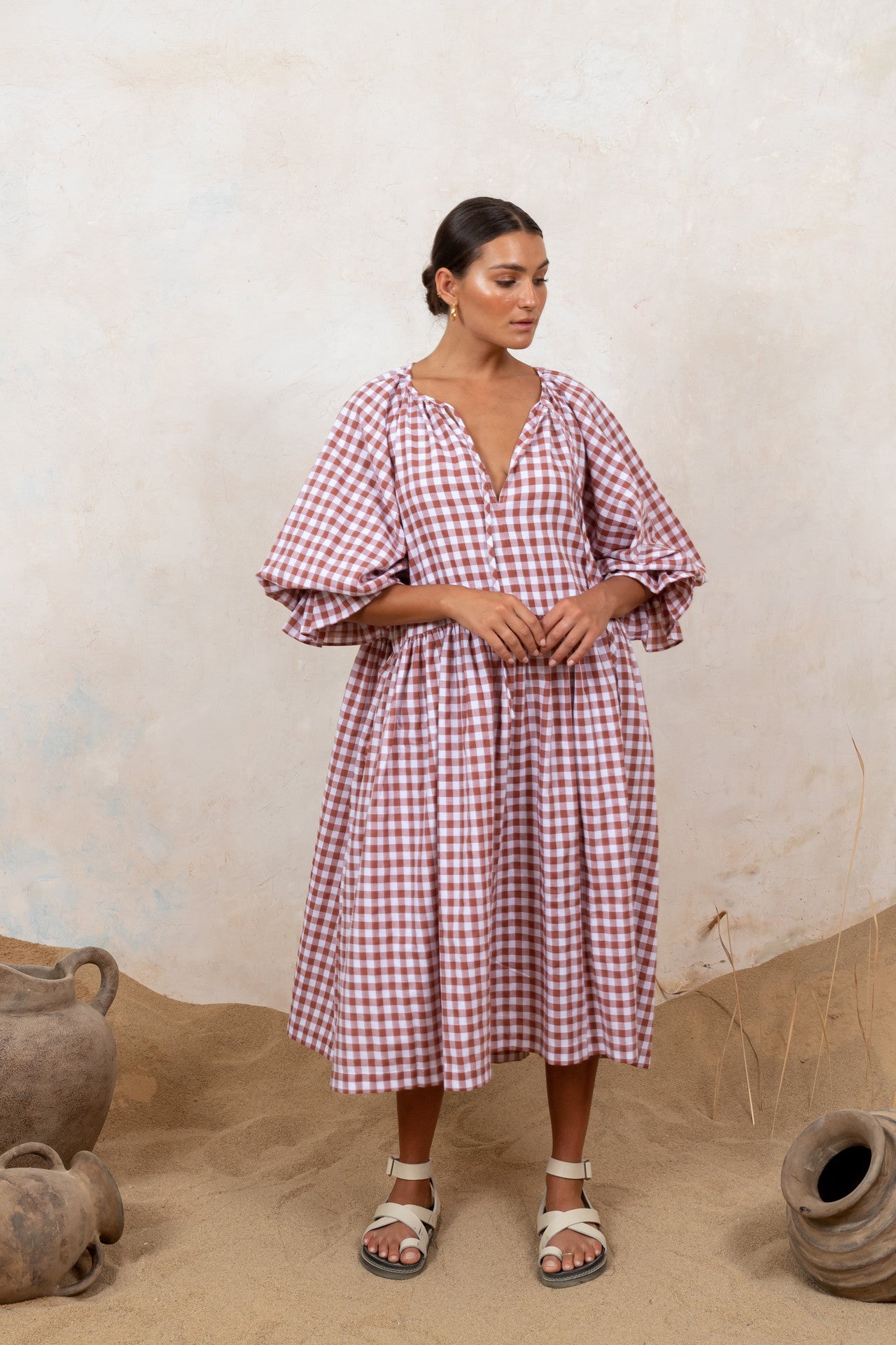 Tilly Midi Primrose Gingham
