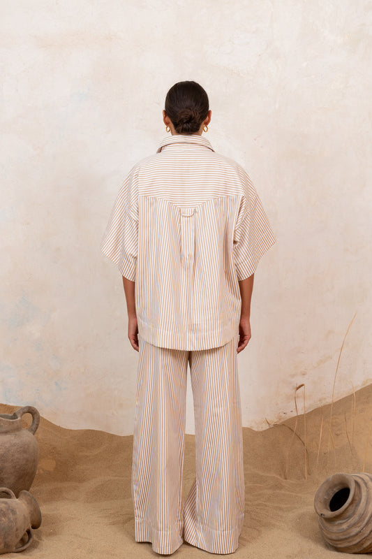 Ziggy Pant Sand Stripe