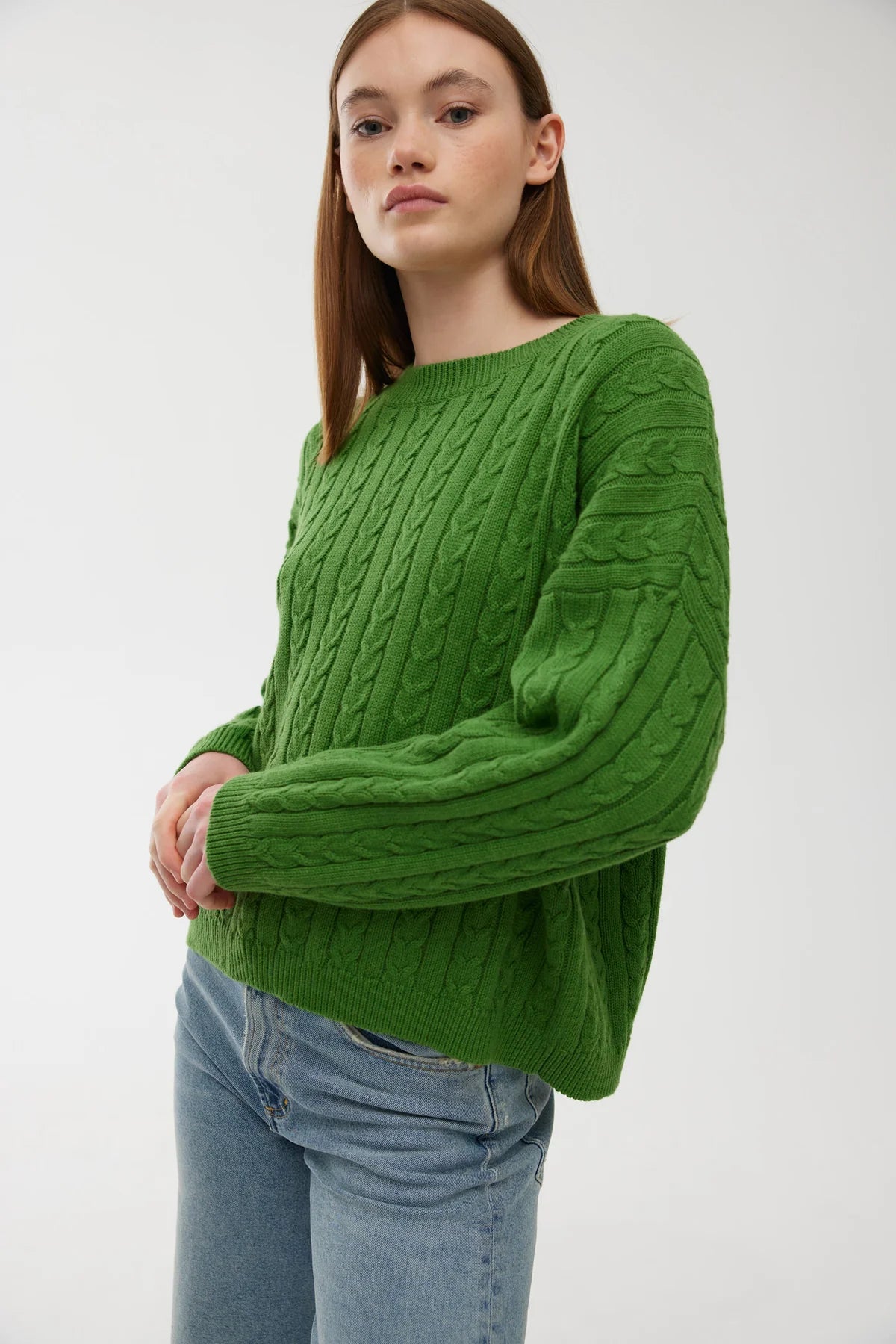 Willa Cable Knit Jungle