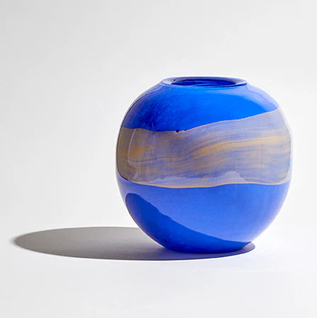 Wonder Vase Large Cobalt/Natural