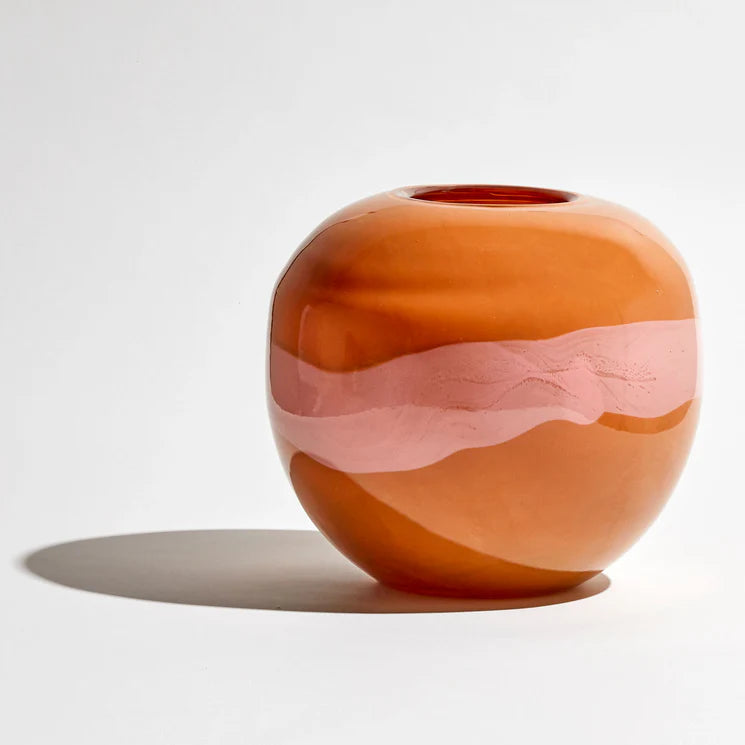Wonder Vase Large Rust/Pink