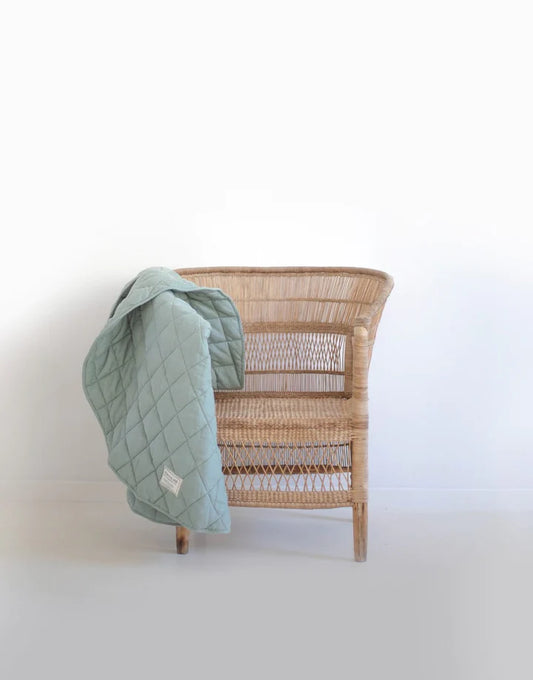 Quilted Linen Baby Play Mat