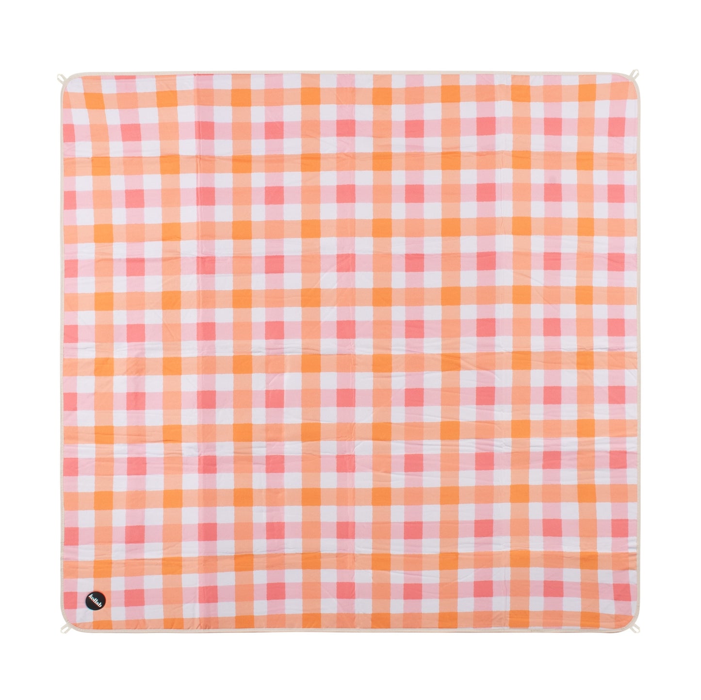 Medium Mat Watermelon Peach Check