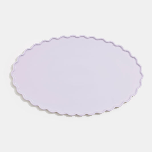 Ceramic Wave Platter Lilac