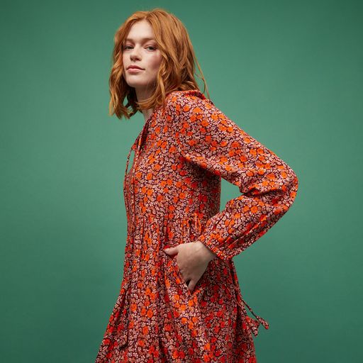 Florentine Long Sleeve Mini Dress