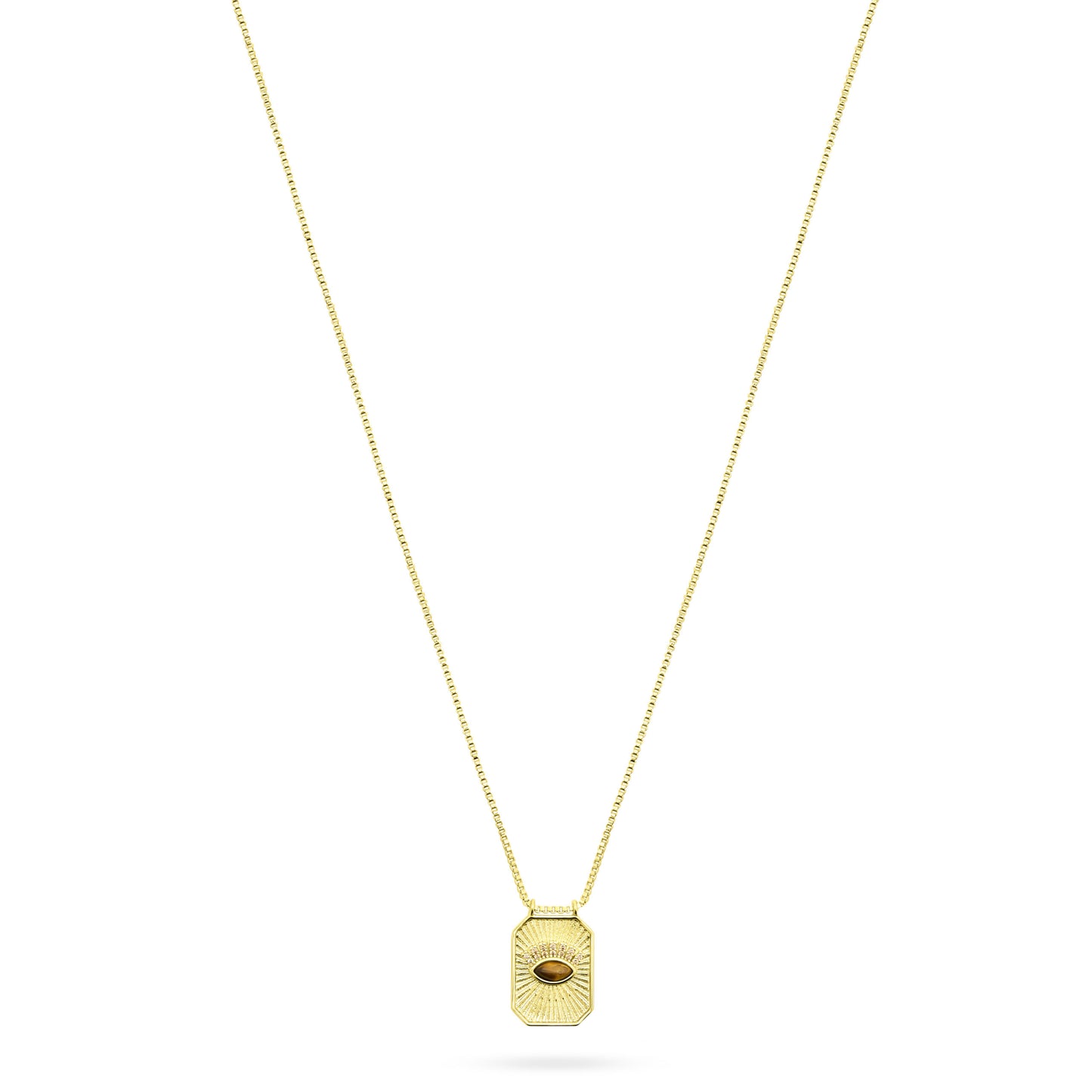 Talisman Pendant Necklace- Tiger's Eye