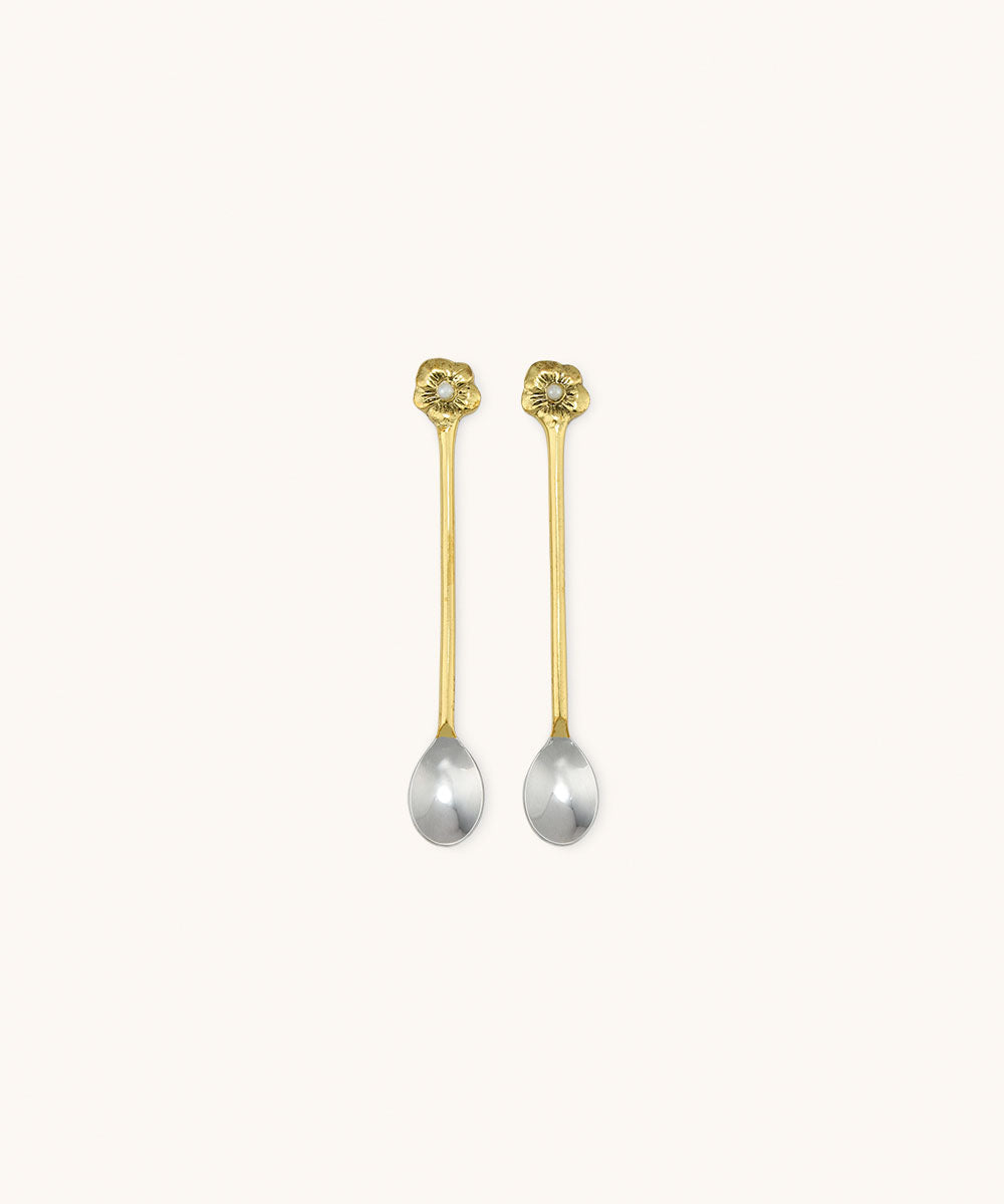 Zoey Flower Teaspoon Set