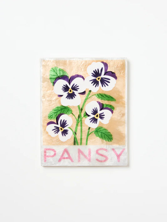 Market Pansy Wall Art