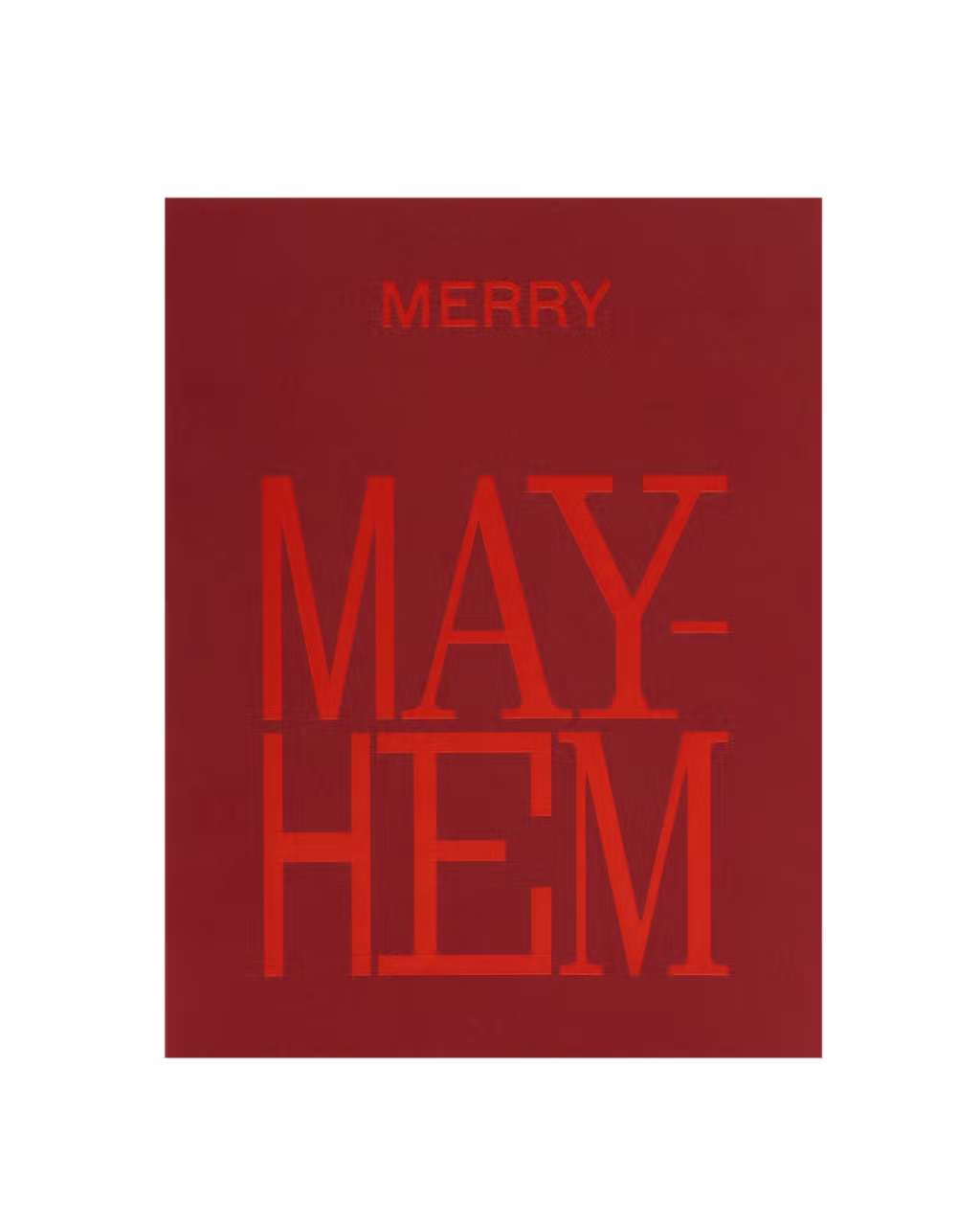 Merry Mayhem Card