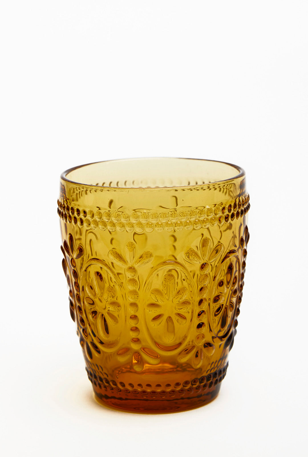 Tumbler Glass Set of 4 - Amber