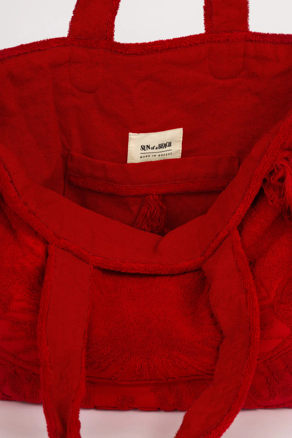 Terry Tote Beach Bag ~ Bloody Mary