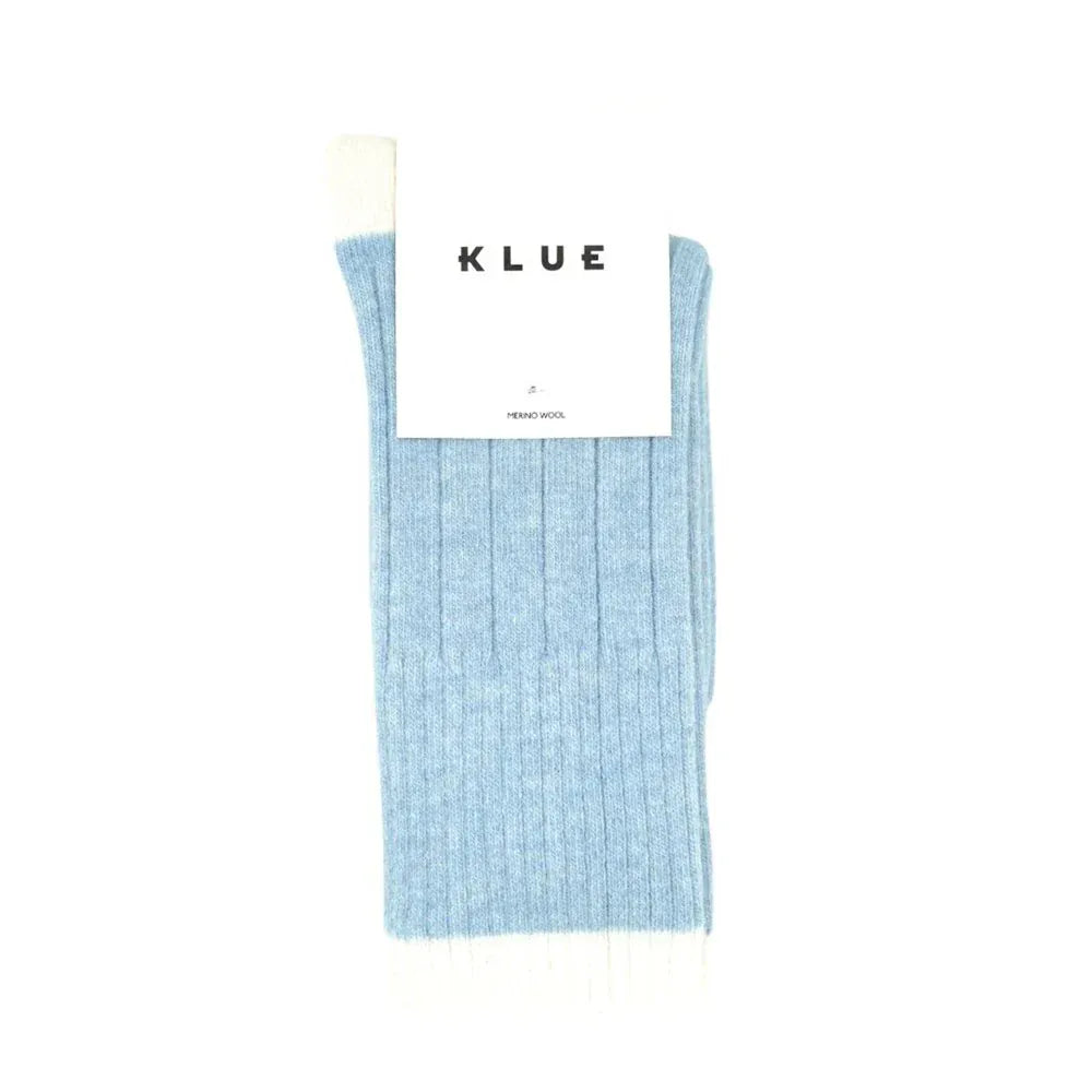 Merino Wool Socks | BLUE + WHITE