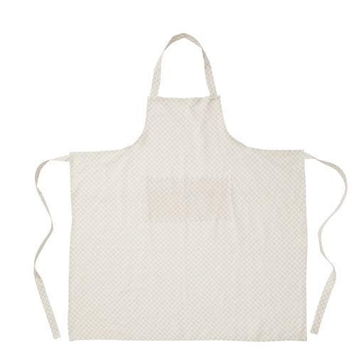 Apron Tiny Checkers Pink O/S