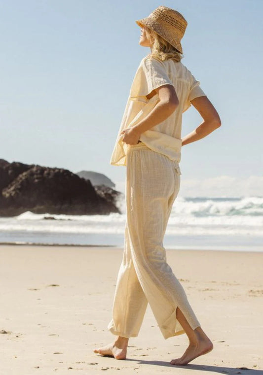 Cove Pant Lace Trim ~ Butter