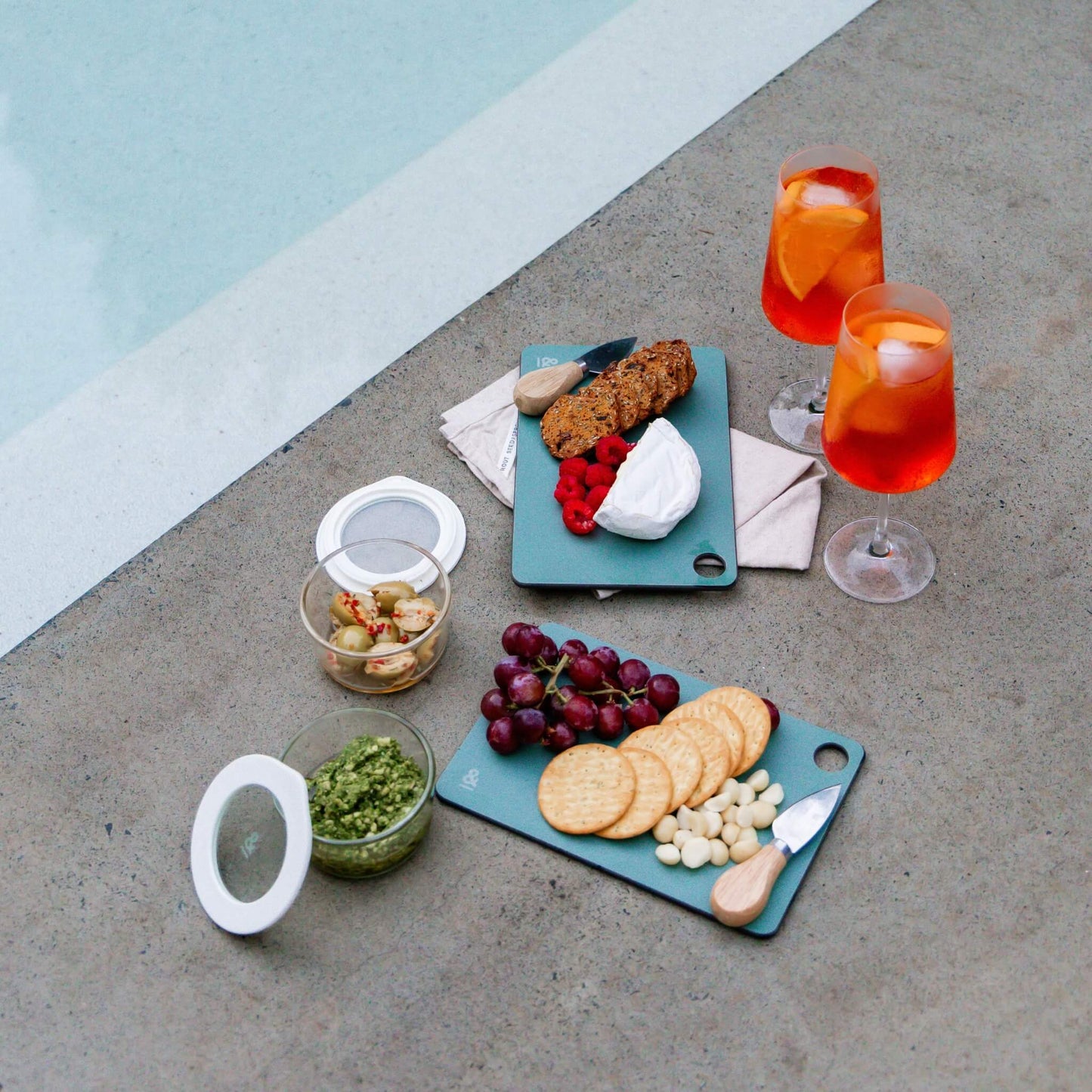Mini Chopping Board 2pk Eucalyptus