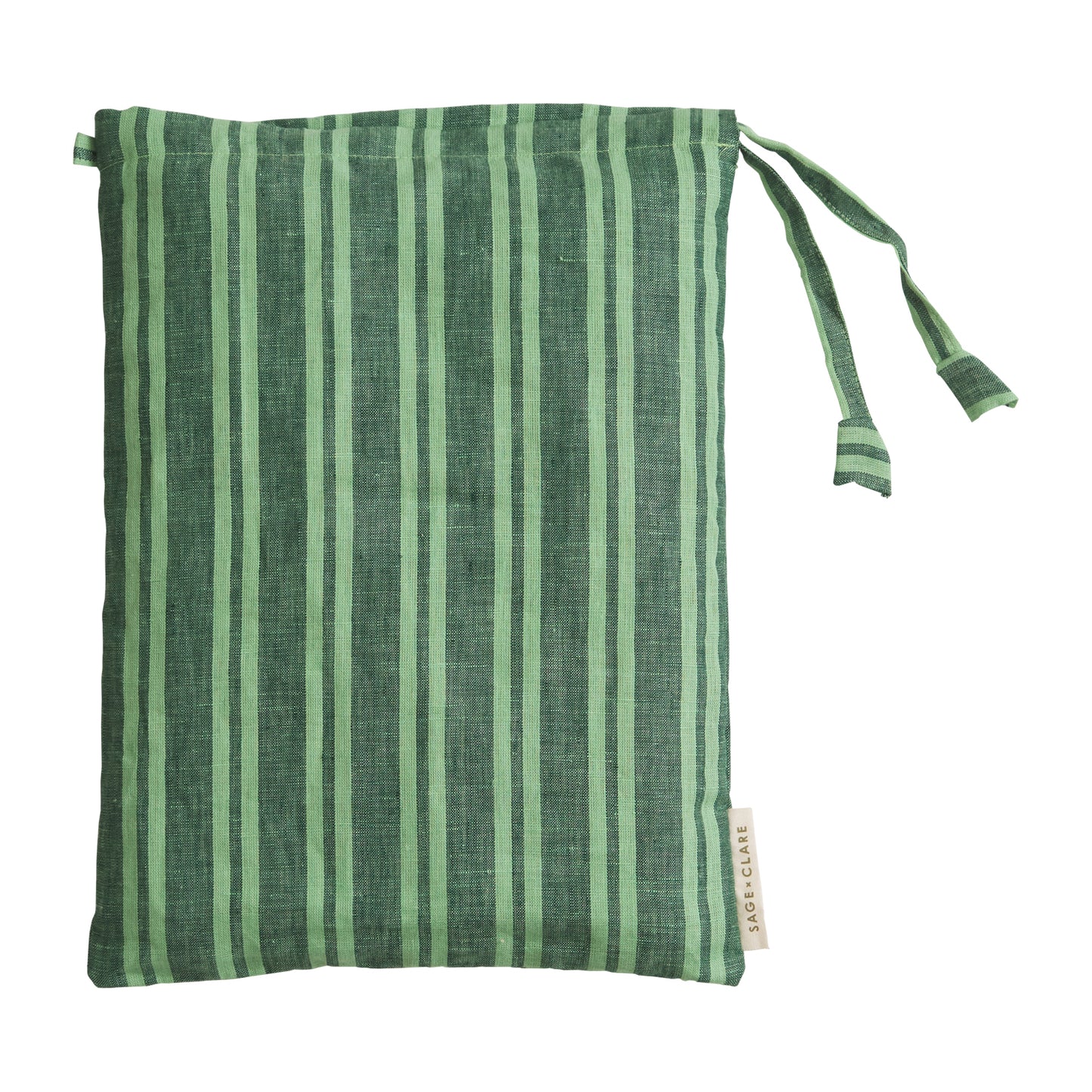 Nadine Linen Quilt Cover - Forest