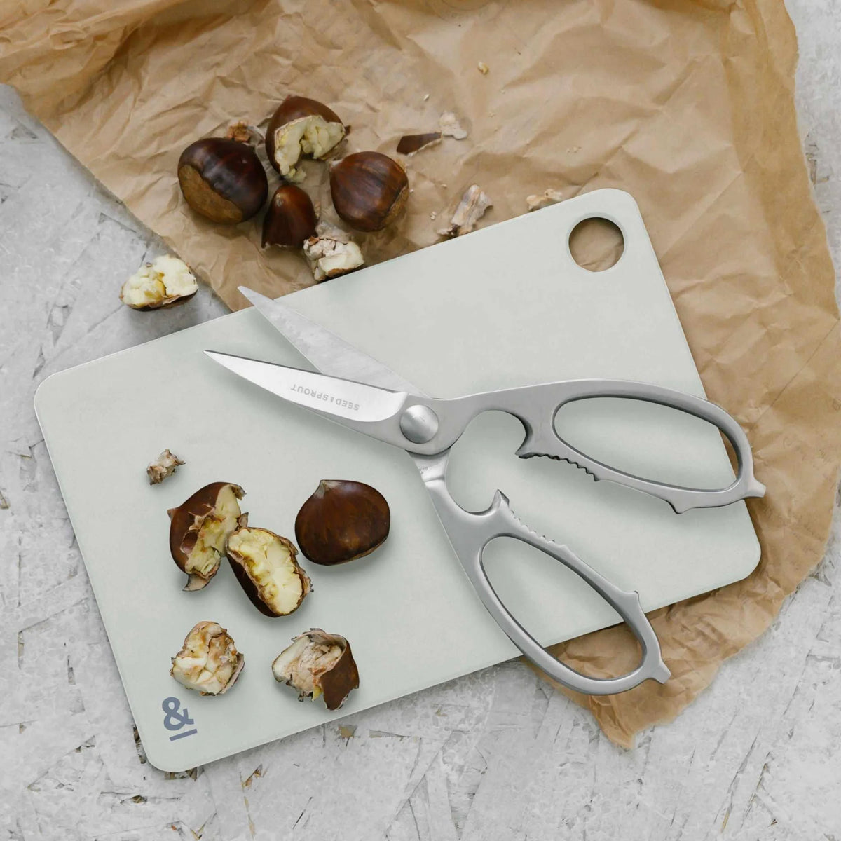 Mini Chopping Board 2pk Mushroom
