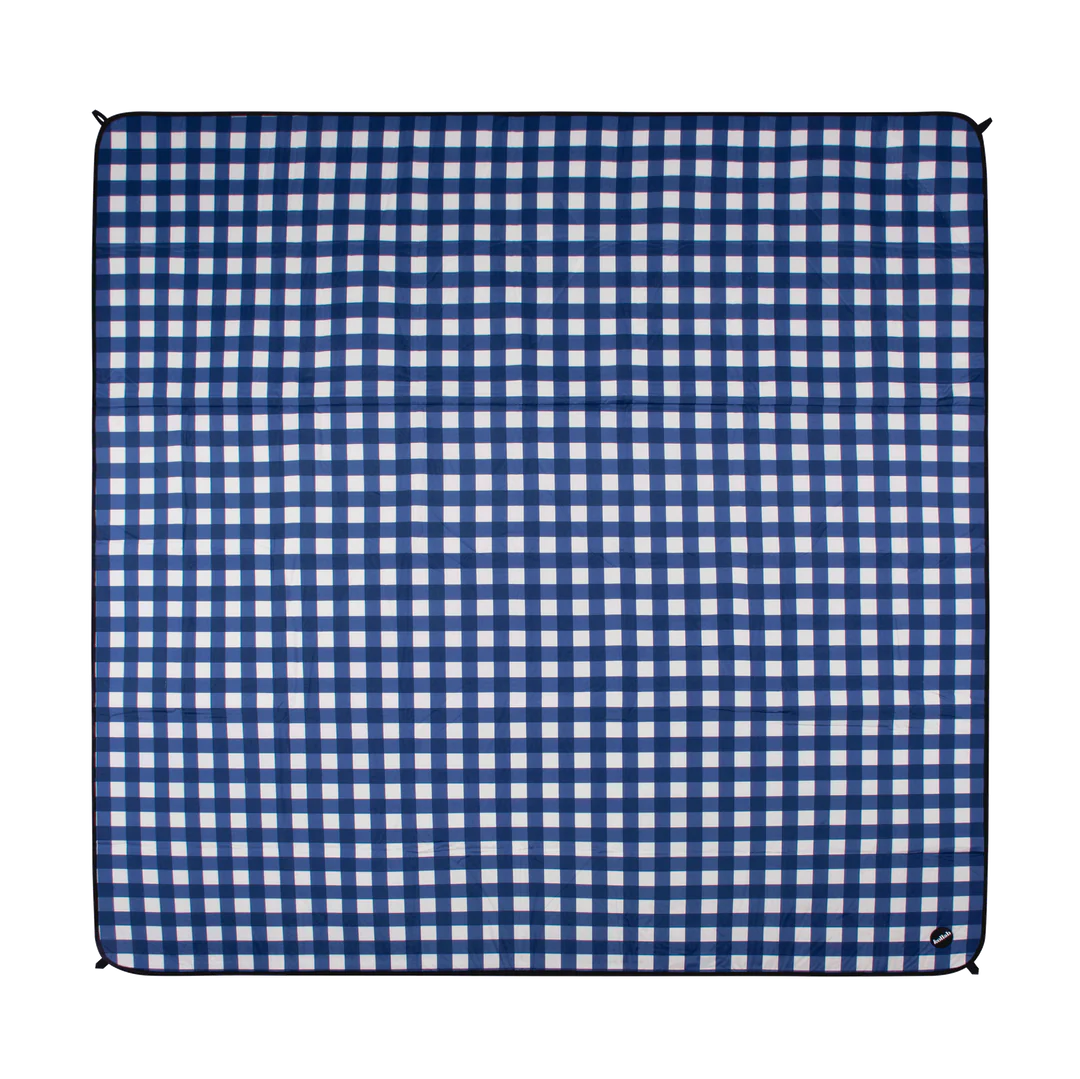 Picnic Mat Blue Check