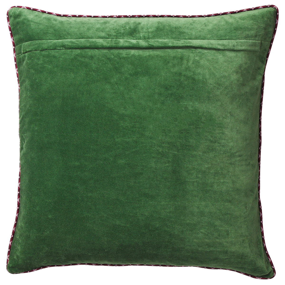 Marnie Velvet Cushion - Hunter Green