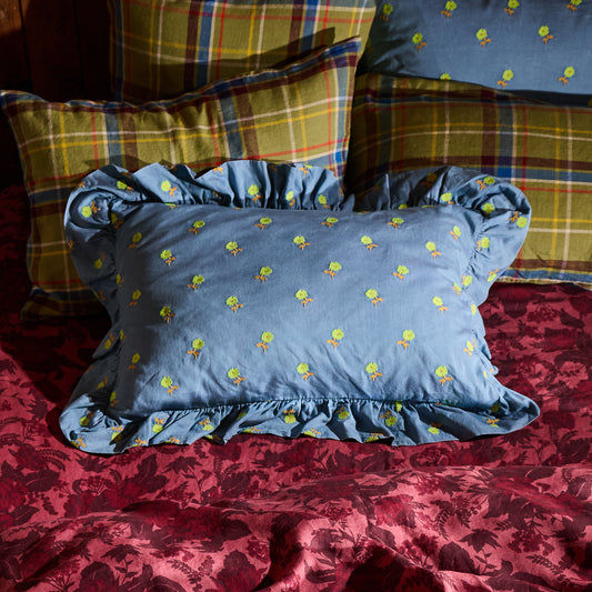 Anneliese Ruffle Pillowcase (x1) - Peridot