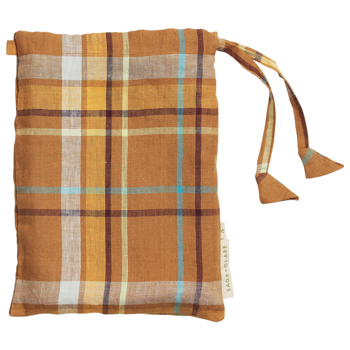 Frances Linen Pillowcase Set - Sable
