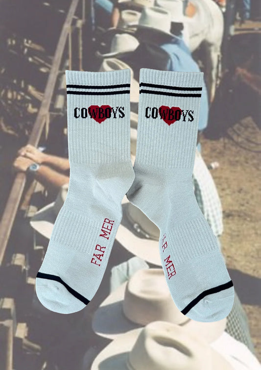 Love Cowboys Boot Socks