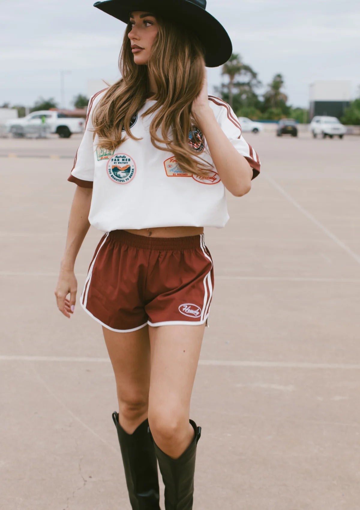 Howdy Retro Runner Maroon