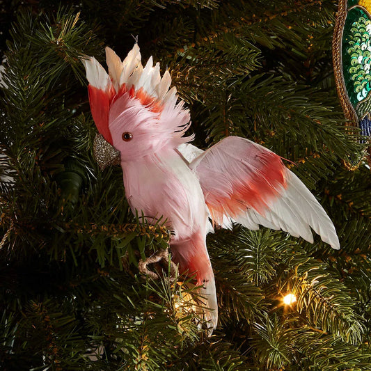 Galah Flying Bird Pink and White