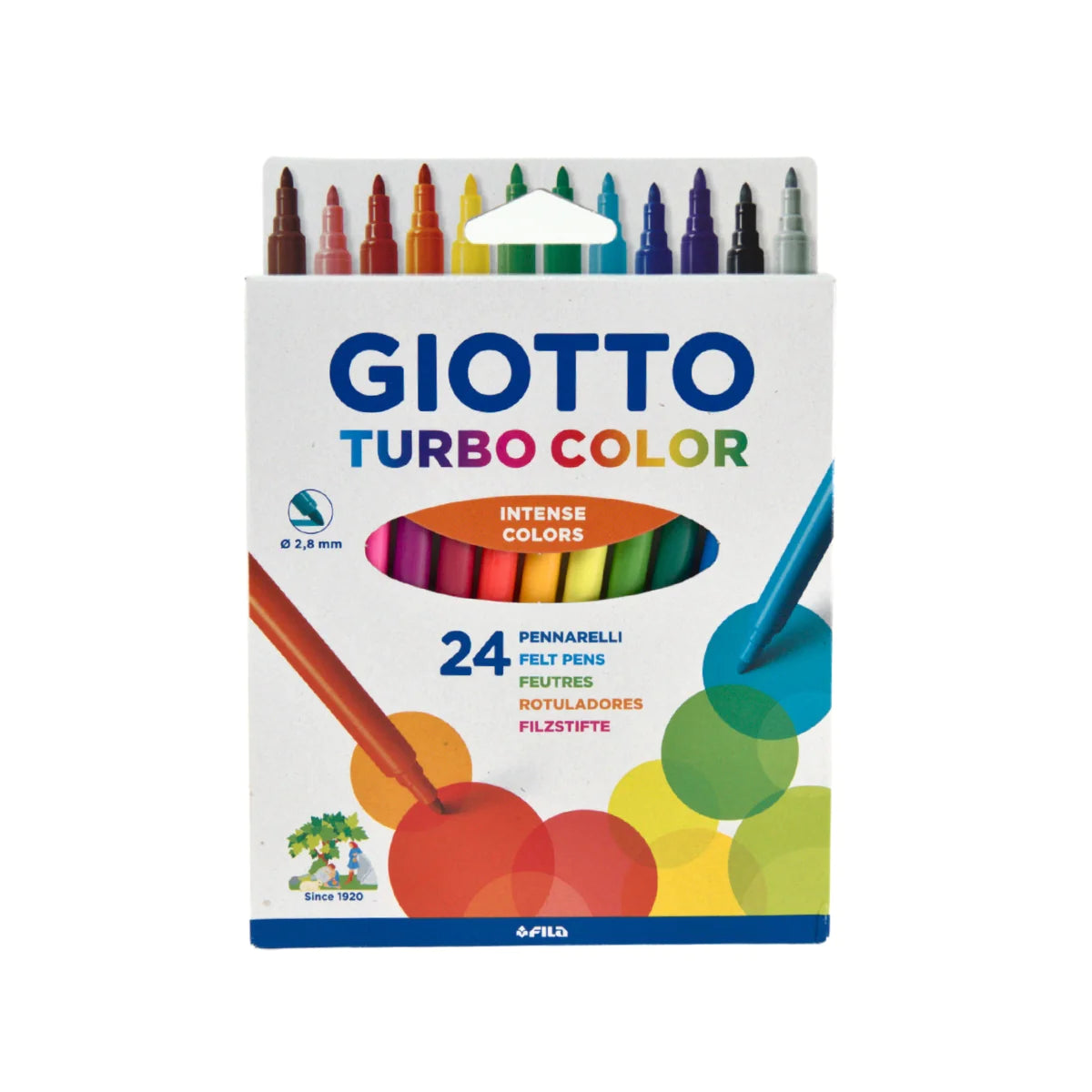 Giotto Turbo Colour 24pk – Wander + Laze