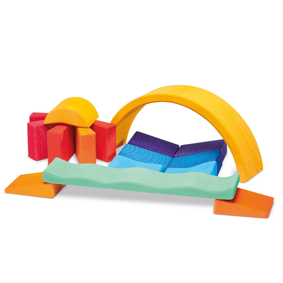 Wooden Blocks - Sunray Arch 16 pcs