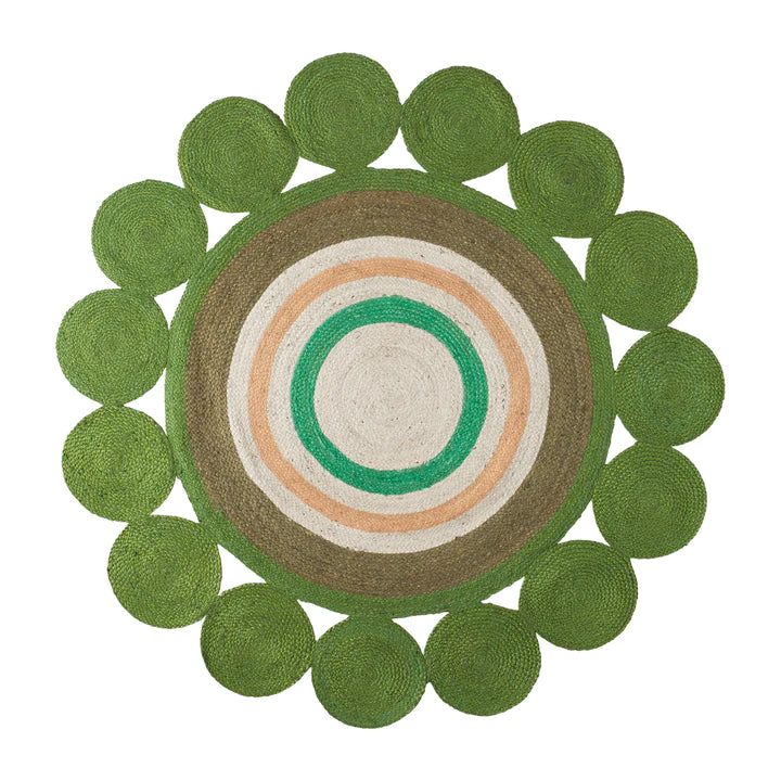 Sablon Jute Rug Bay Leaf
