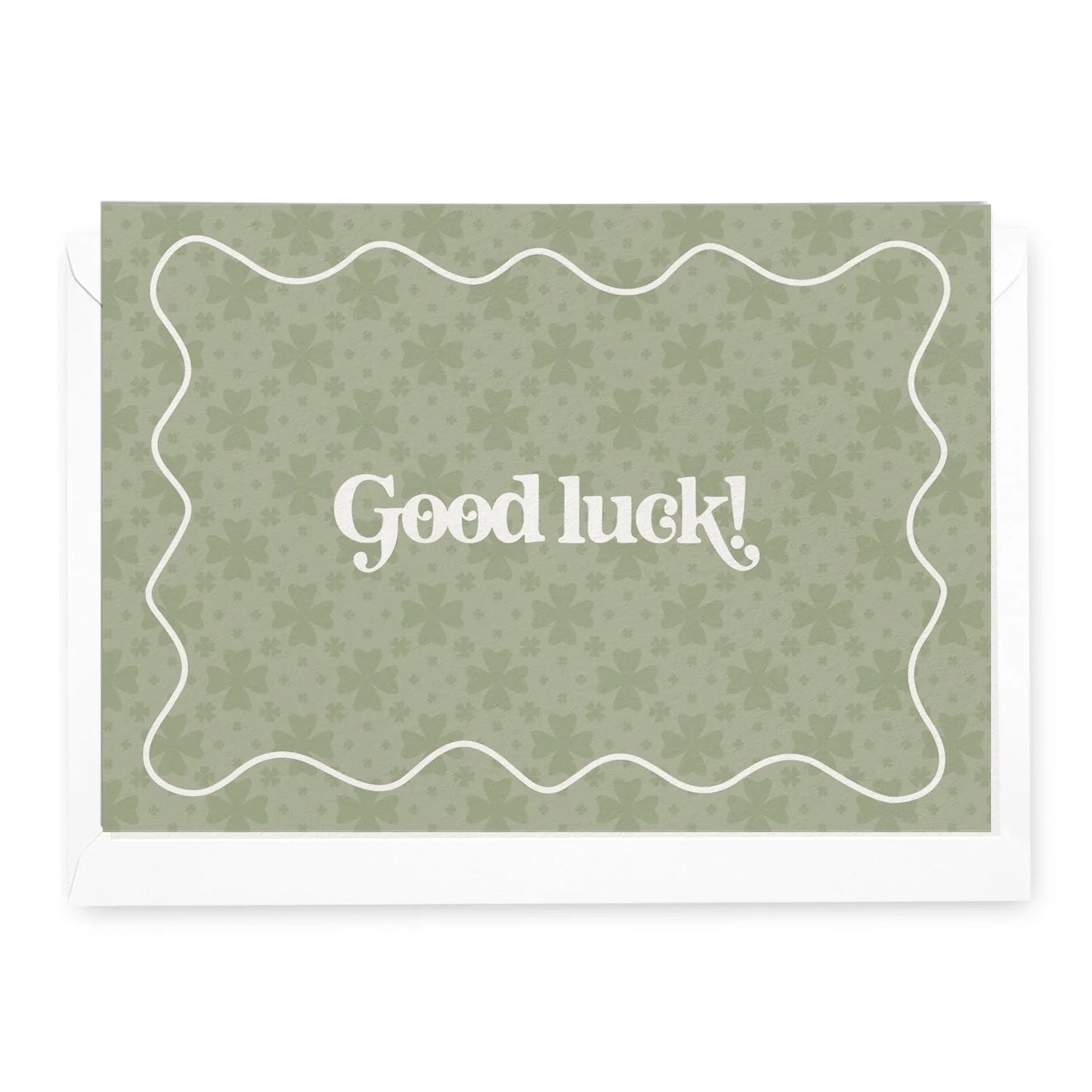 Good Luck Clover Card