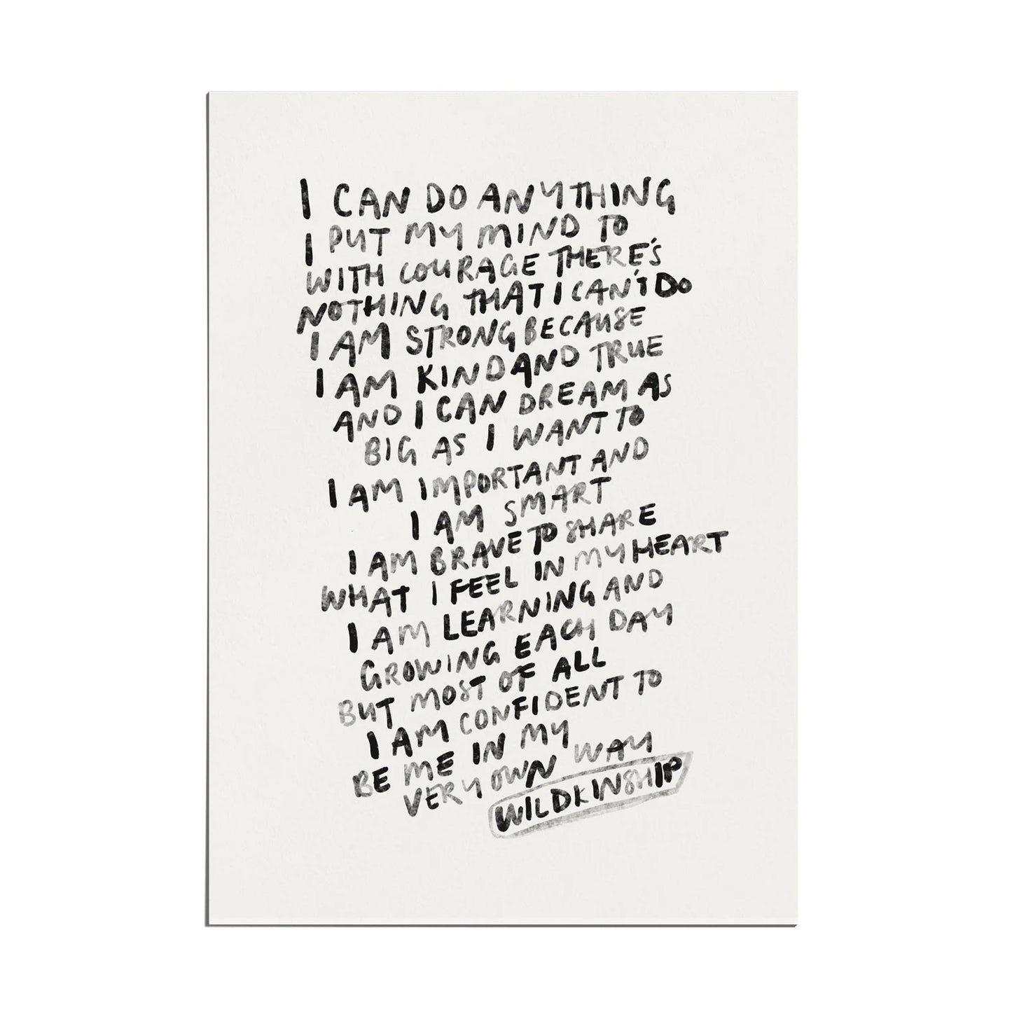 Wildkinship A5 Print